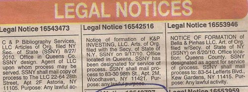 New York S Llc Publication Requirement Andrew Abramowitz Pllc Andrew Abramowitz Pllc